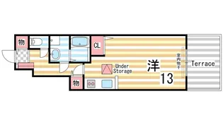 BENTORNATI【107号室】の間取り