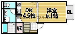 アーク【101号室】の間取り