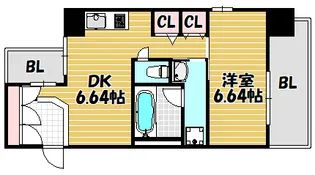 エスパシオヒラソル【806号室】の間取り