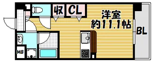 ディアコートハナテン【501号室】の間取り