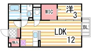 アヴァント【208号室】の間取り