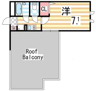 ドリームネオポリス北鴻池【402号室】の間取り