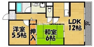 ソレアード東鴻池【306号室】の間取り