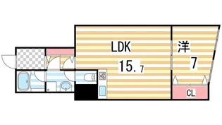 リアライズ住道南の間取り