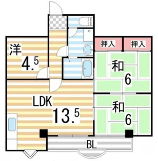 サニーコート【301号室】の間取り