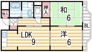 ロイヤル忍ケ丘【301号室】の間取り