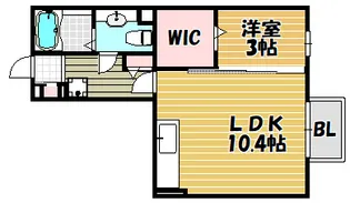 アヴァント【212号室】の間取り