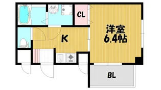 クレアール【102号室】の間取り