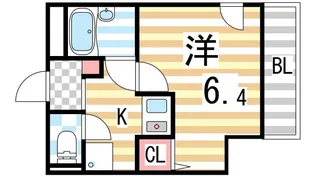 ドリームネオポリス北鴻池【304号室】の間取り