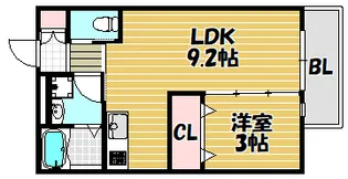 ルレーヴ今津ノース【304号室】の間取り