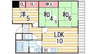 パークメゾン緑ヶ丘壱番館【102号室】の間取り