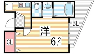 パークサイドハイツ【402号室】の間取り