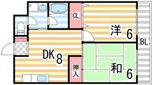 サイレントコーポ【101号室】の間取り