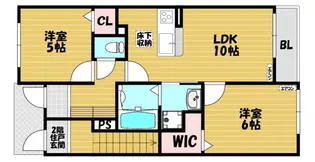 アスペン【105号室】の間取り