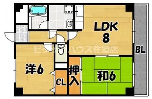 ファミーユ2【305号室】の間取り