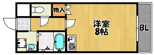 パラシオン境町【204号室】の間取り