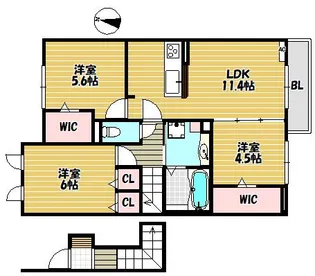 Ranunculus【1階】の間取り