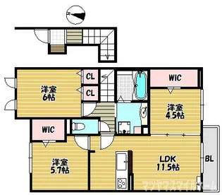 Ranunculus【1階】の間取り