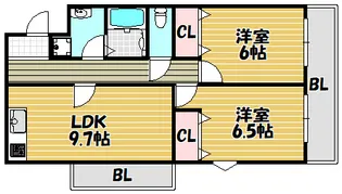ルディシアコート【501号室】の間取り