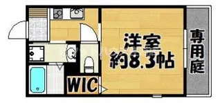エムズコート新石切【106号室】の間取り
