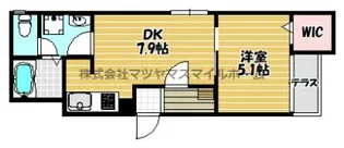 ALEGRIA忍ヶ丘【103号室】の間取り