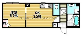 ネイビーハウス【102号室】の間取り