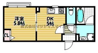 ネイビーハウス【202号室】の間取り