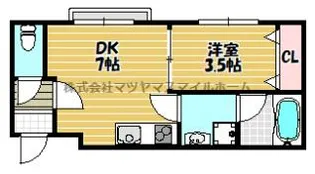 ネイビーハウス【303号室】の間取り