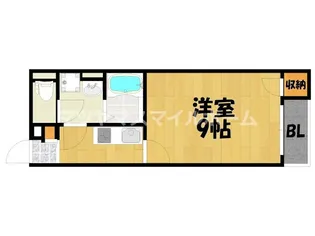 FELICITA寺川【103号室】の間取り