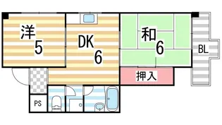 サンシャイン淀【403号室】の間取り