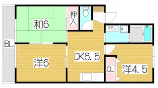 フルール田村【102号室】の間取り