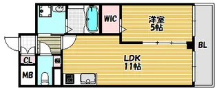 VITA荒本【203号室】の間取り