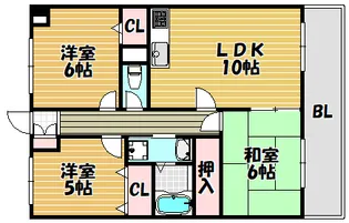 ヴィラフィオーレ【103号室】の間取り