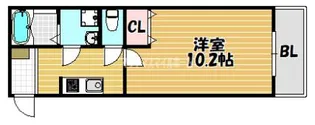 CASA徳庵【303号室】の間取り