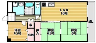 デイグランロイヤルヴィラ【807号室】の間取り