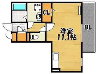ハナミズキ【105号室】の間取り