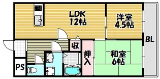 デルニエアン【203号室】の間取り