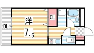 ウェルネス三界【606号室】の間取り