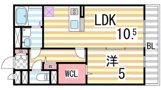 メゾングリスィーヌの間取り