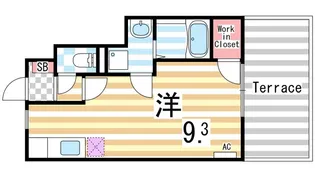 アイリスハイム【103号室】の間取り