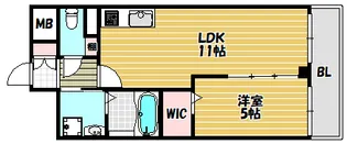 VITA荒本【402号室】の間取り