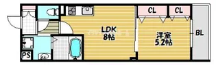 フォレストクリエオーレ諸口【1階】の間取り