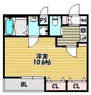 ディークラート鴻池新田ヴェルク【3階】の間取り