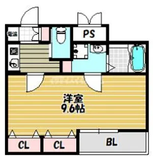 ディークラート鴻池新田ヴェルク【3階】の間取り