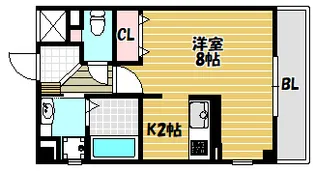 メイト鶴見【405号室】の間取り