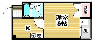 シャルマン中垣内【107号室】の間取り