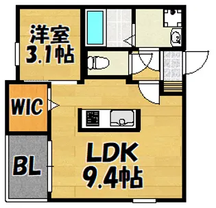 REGALEST鴻池【301号室】の間取り