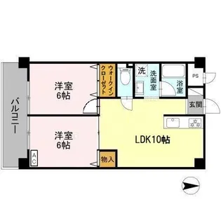 ファーロ【406号室】の間取り
