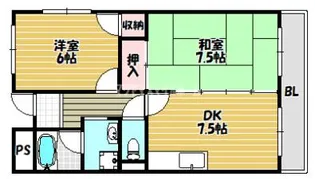 エスポワール【3階】の間取り
