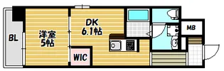 GARDENIA鶴見【1101号室】の間取り